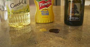Think about what happens to a kitchen counter every day. People splash acids on it. They spill things that stain it. They chop and slice on it. They set hot pots and dishes down on it. And they clean and clean and clean it with water and chemicals and green scrub-pads